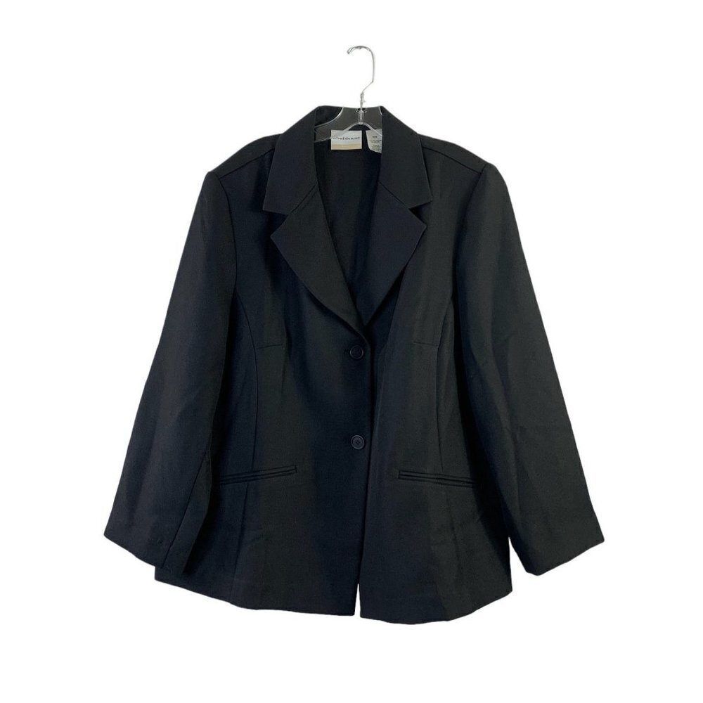 Alfred Dunner Women's Classic Black Light Blazer